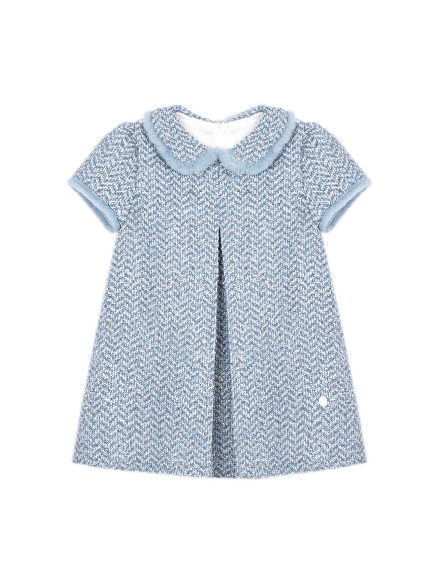 Dress 'Blue Tweed' Fluff