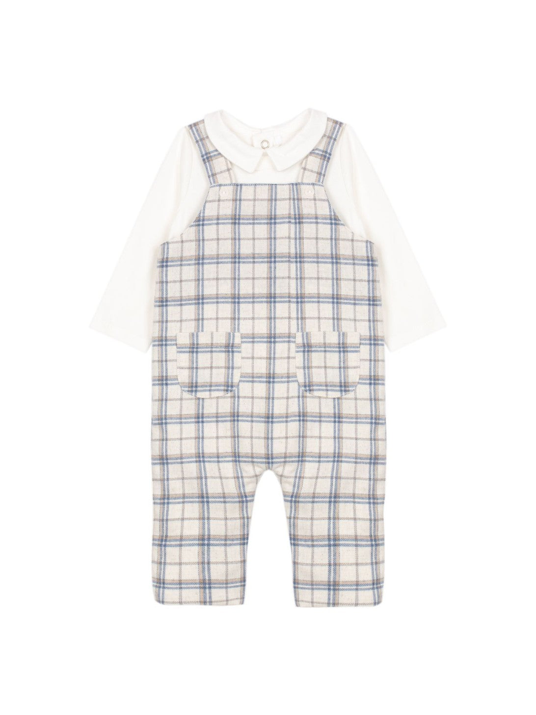 Romper 'Checkered Brown'
