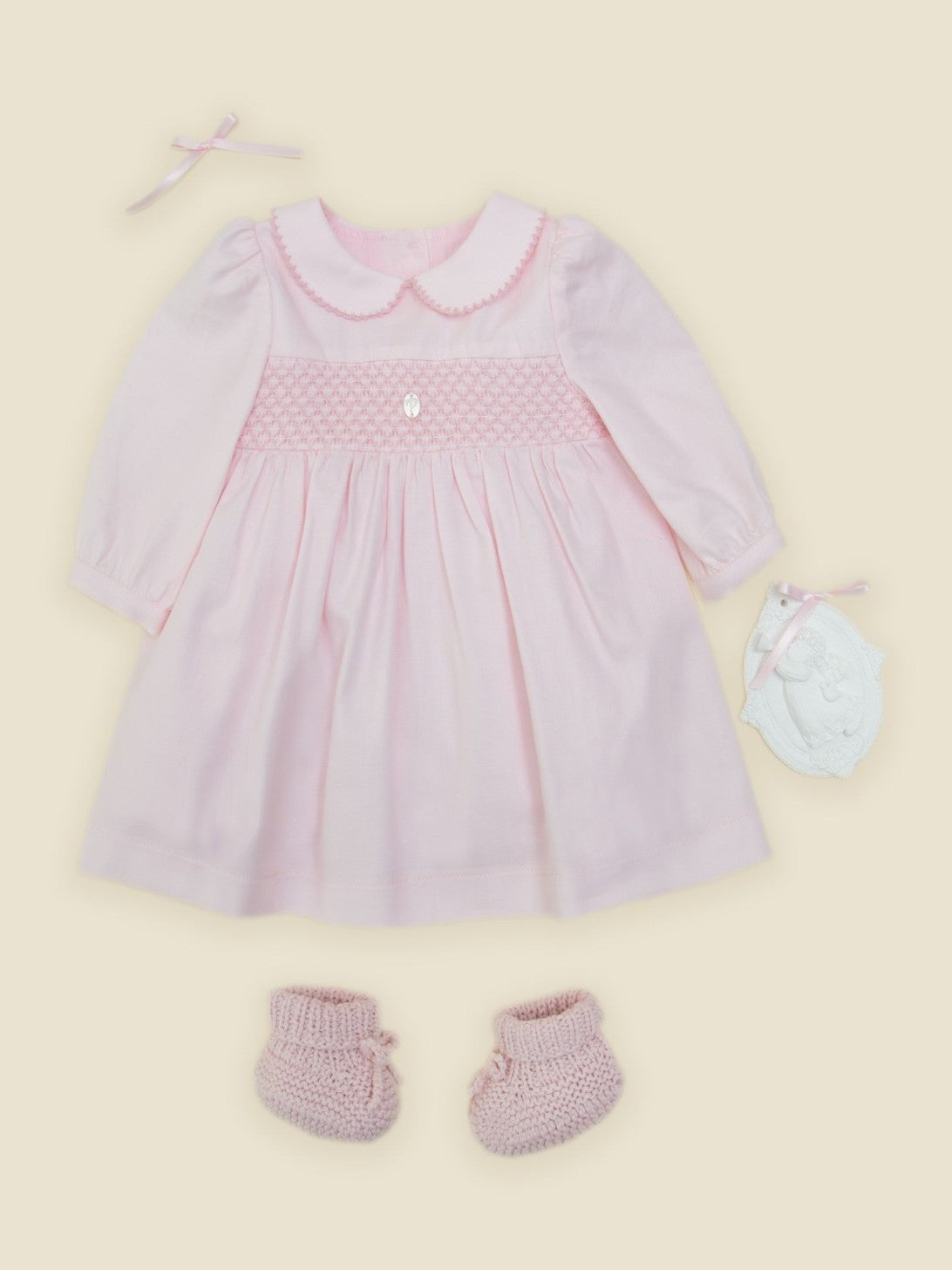 Dress ' Pink Embroidery'
