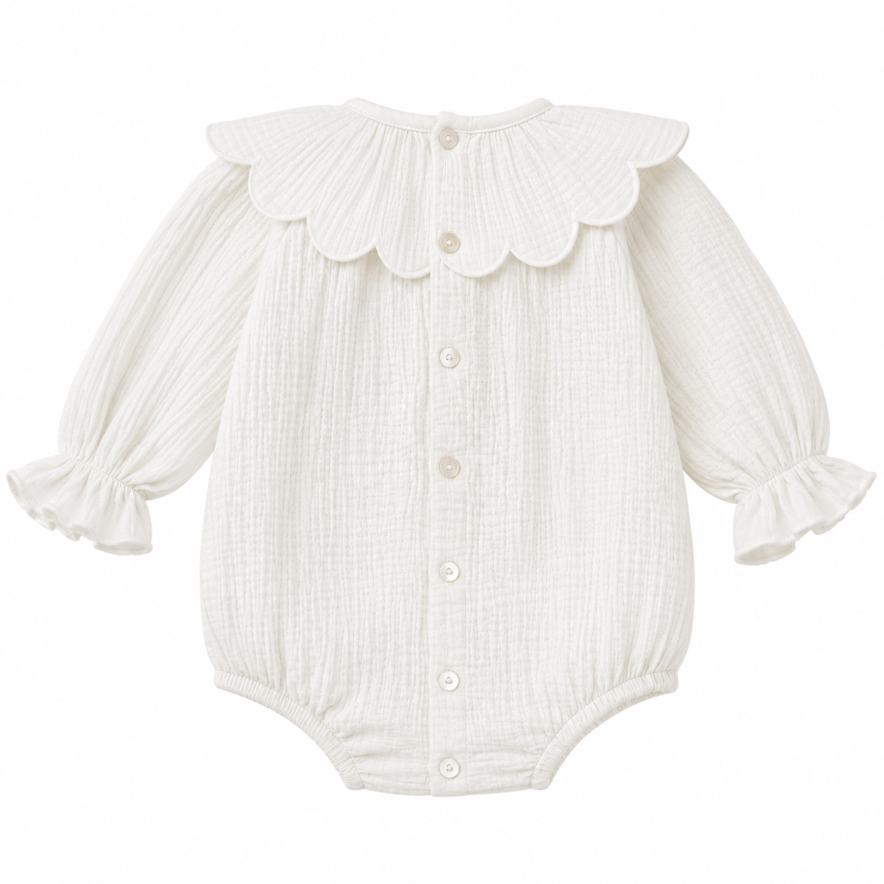 Onesie 'Muslin Bubble' White