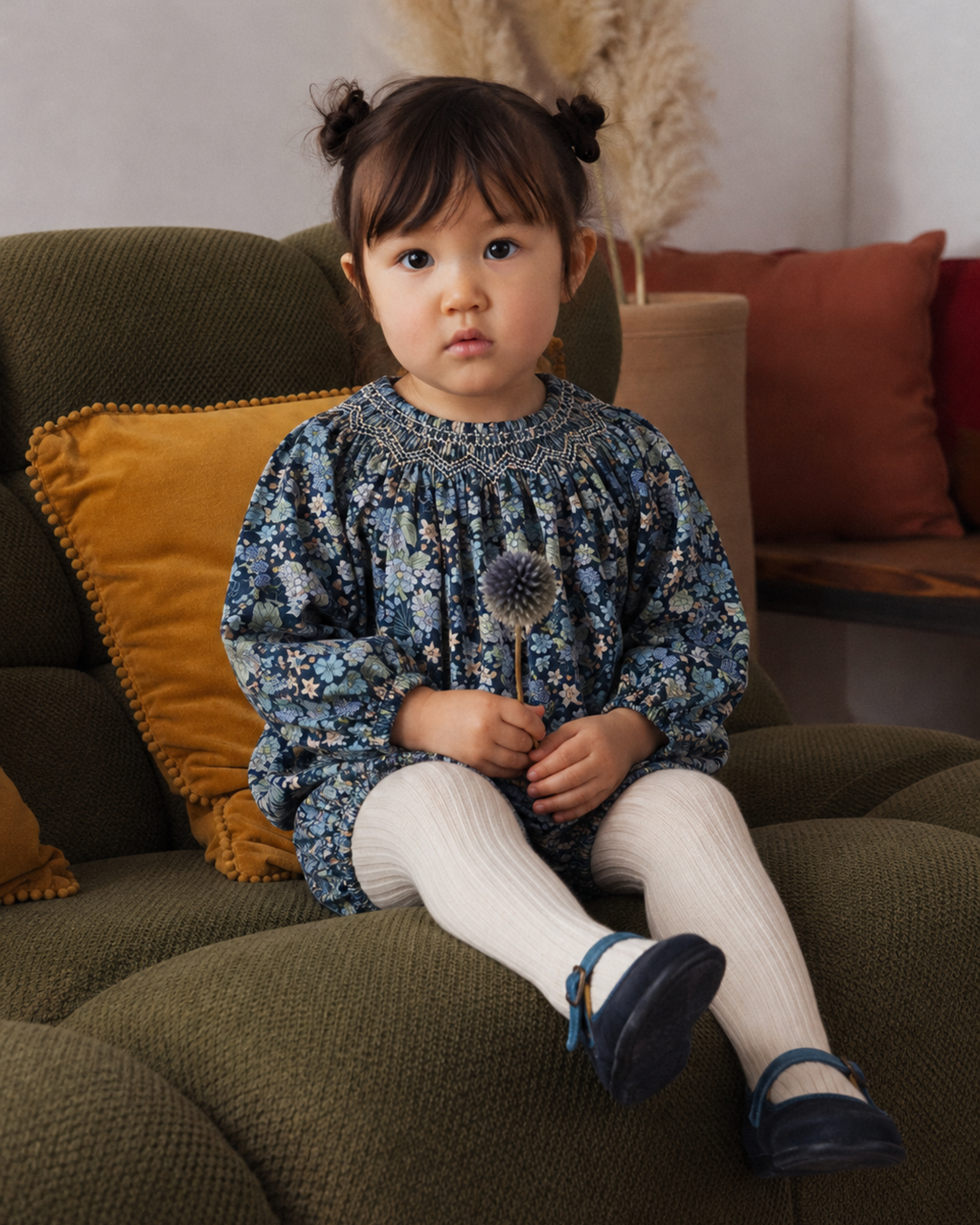 Smock Bloomer Set 'Berry Harvest'