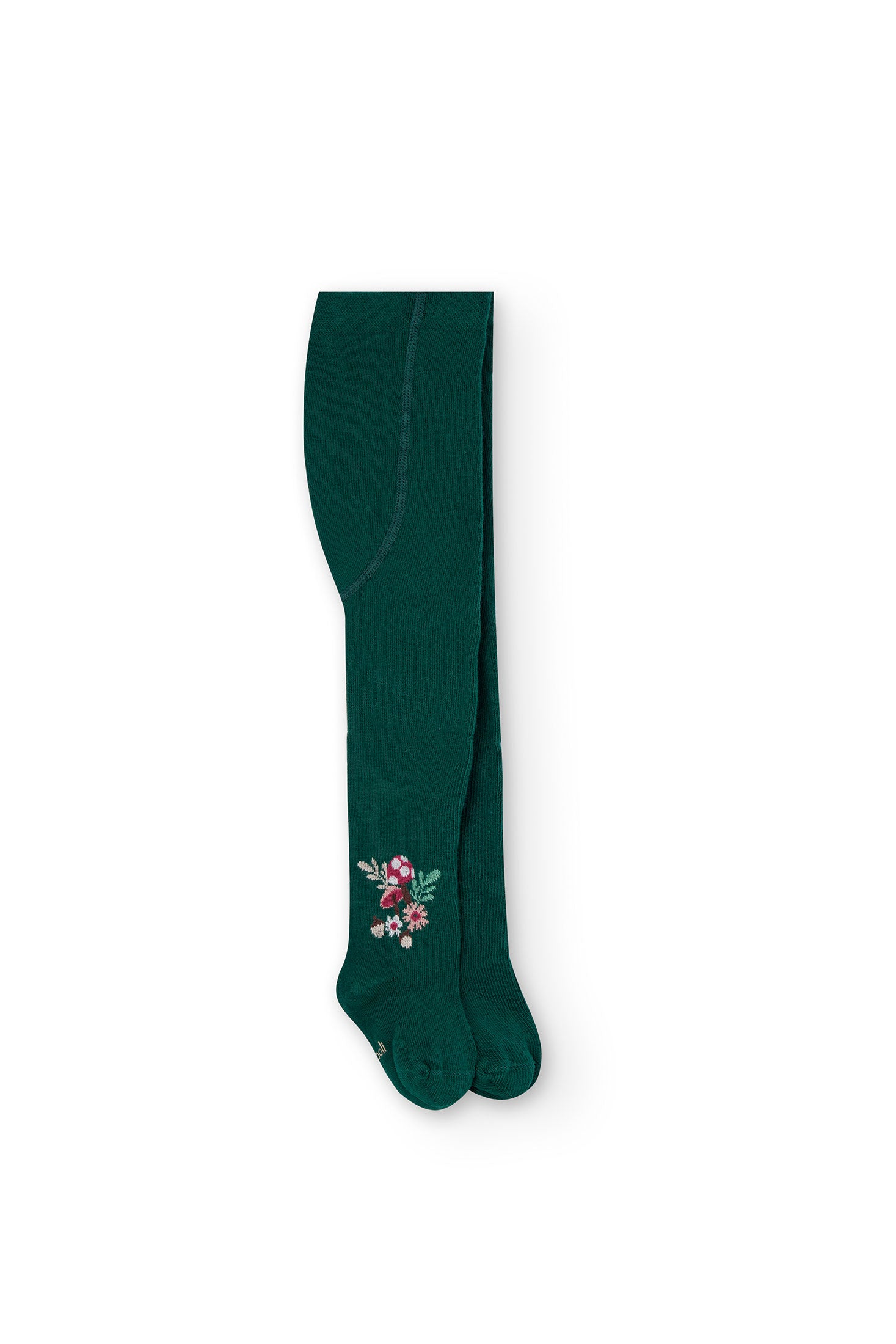 Tights Green Flowers