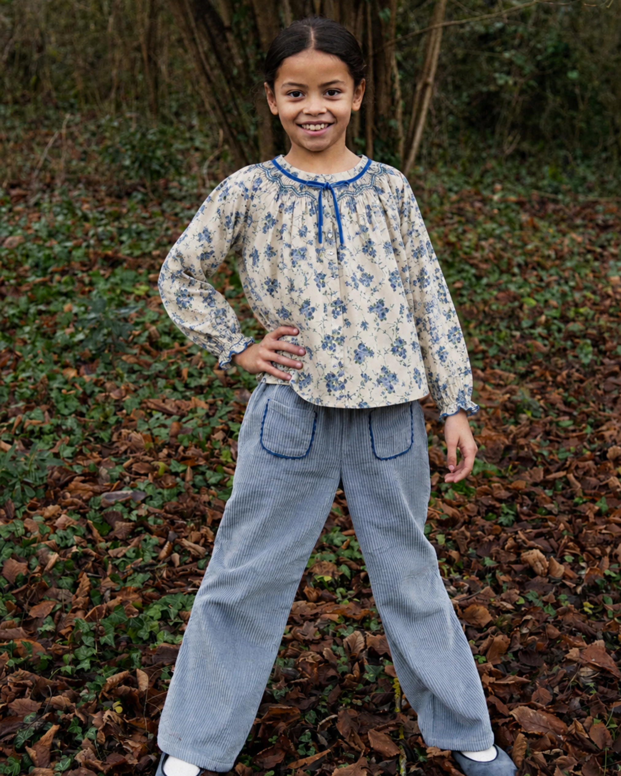 Pant Set 'Blue Cotton'