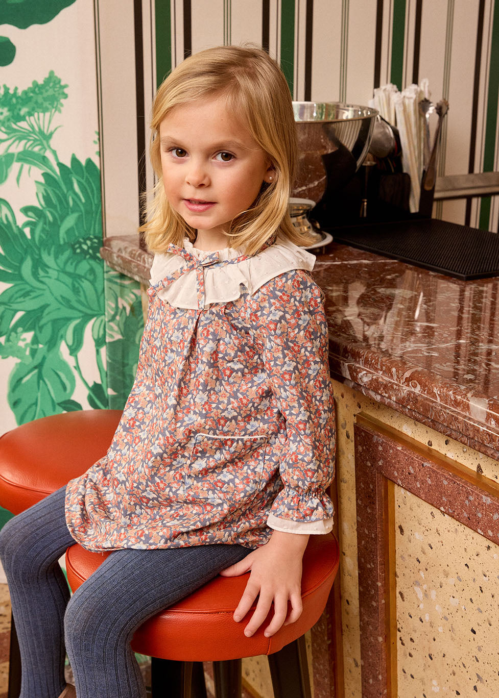 Dress 'Navy Floral'