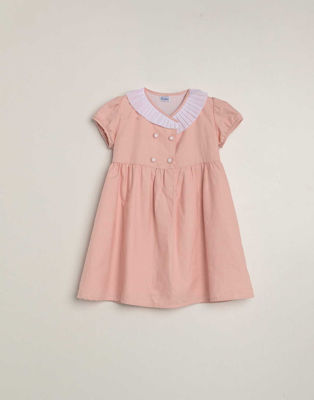 Dress 'Quatre' Pink Frill