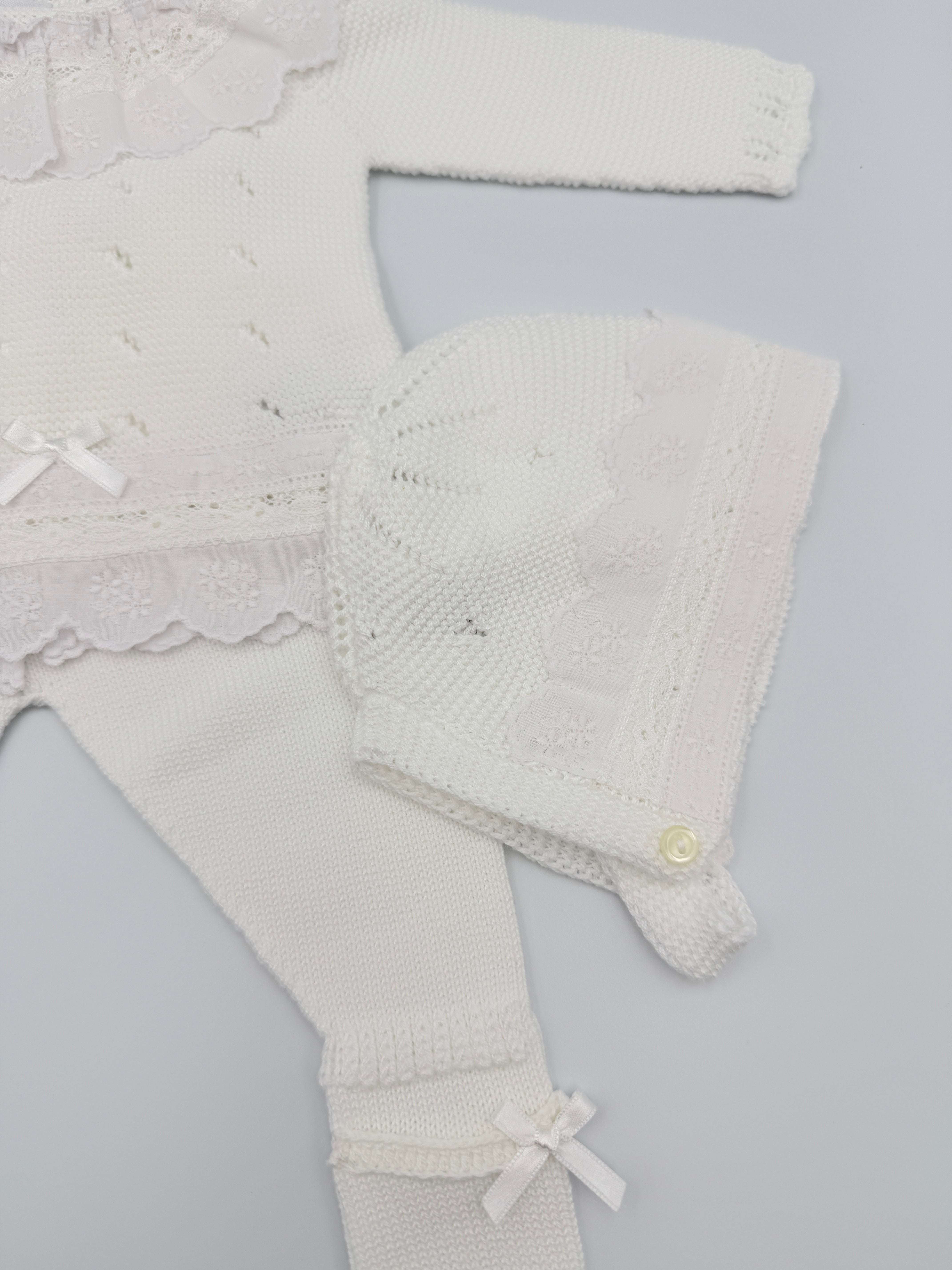 Knit Set 'Anama' White