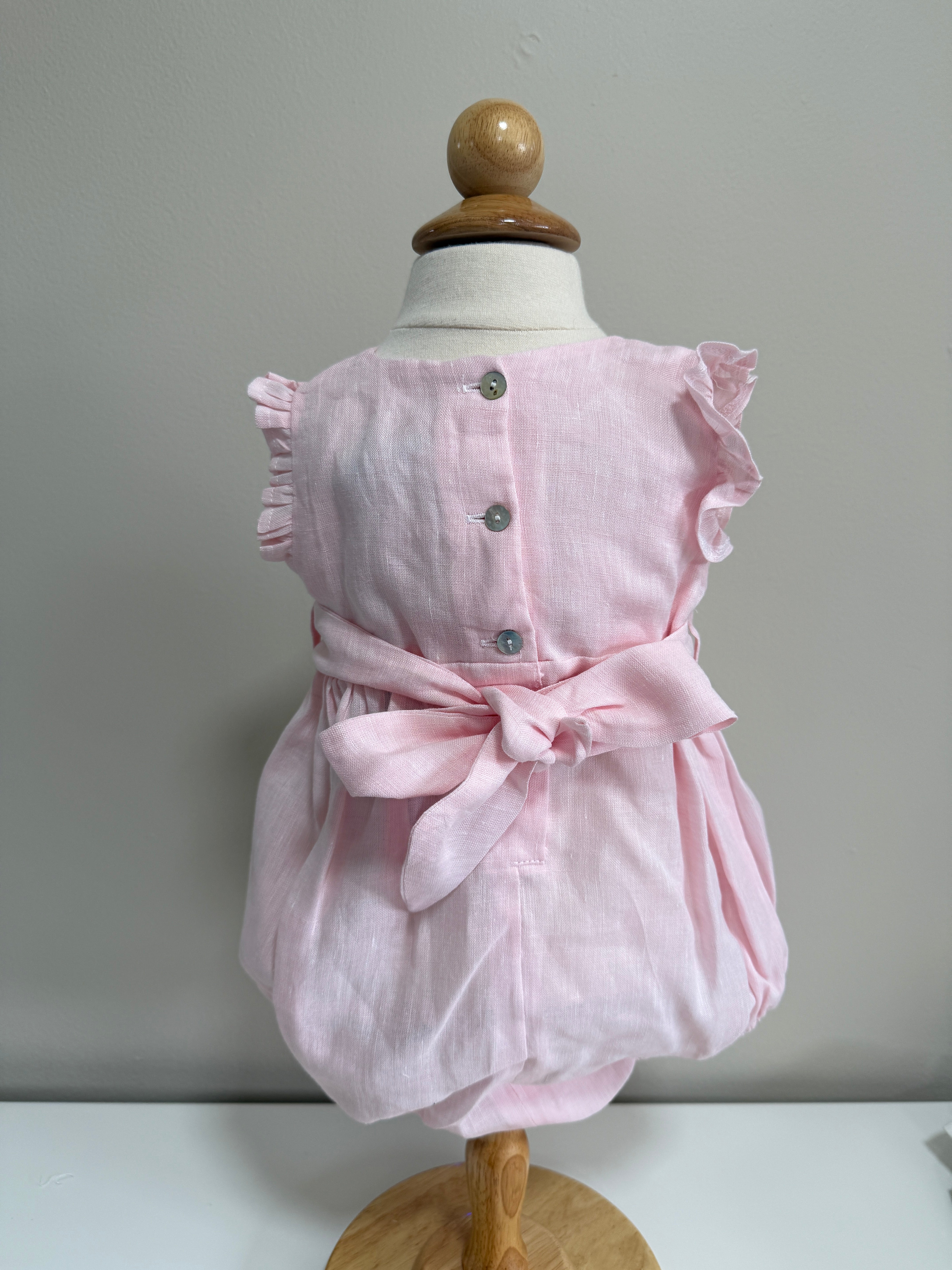 Romper Linen Pink