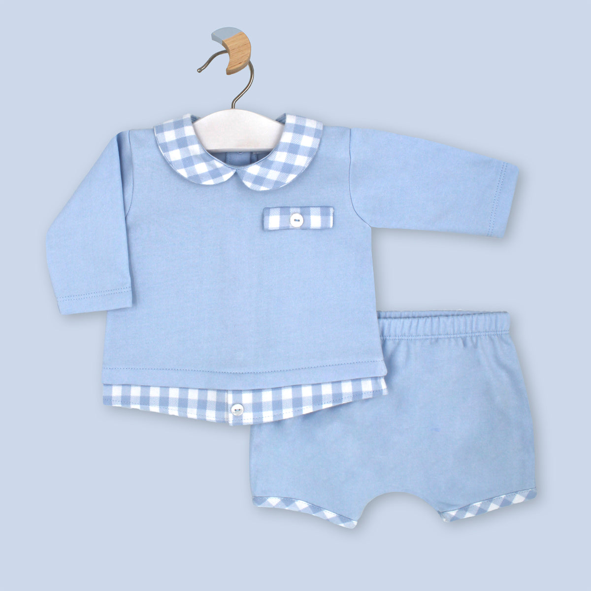 Short Set 'Pastel Blue'