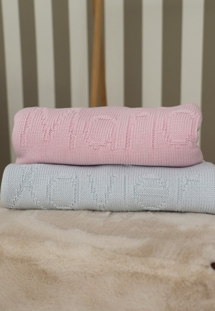Personalized Cashmere Blanket