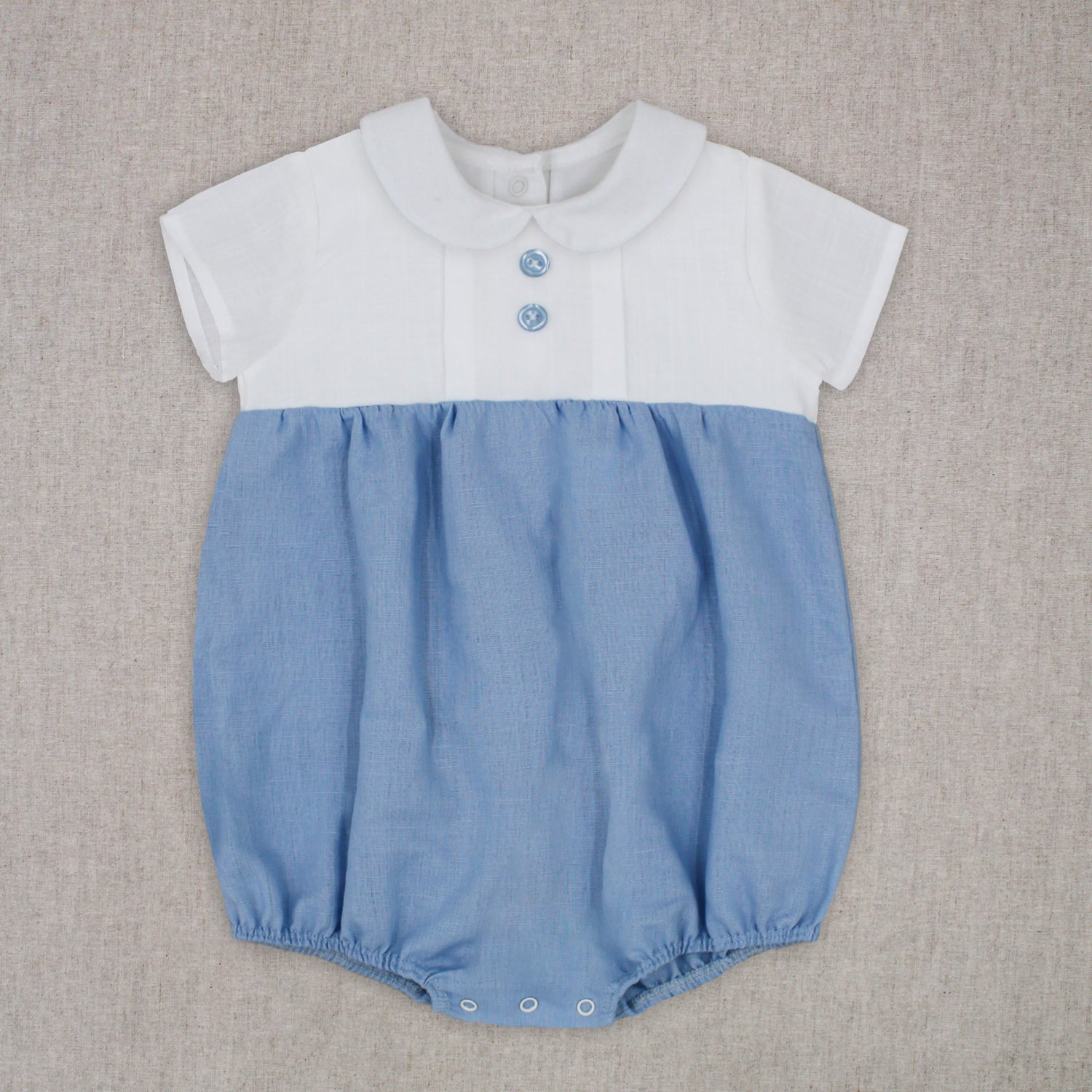 Romper 'Blue Piquet'