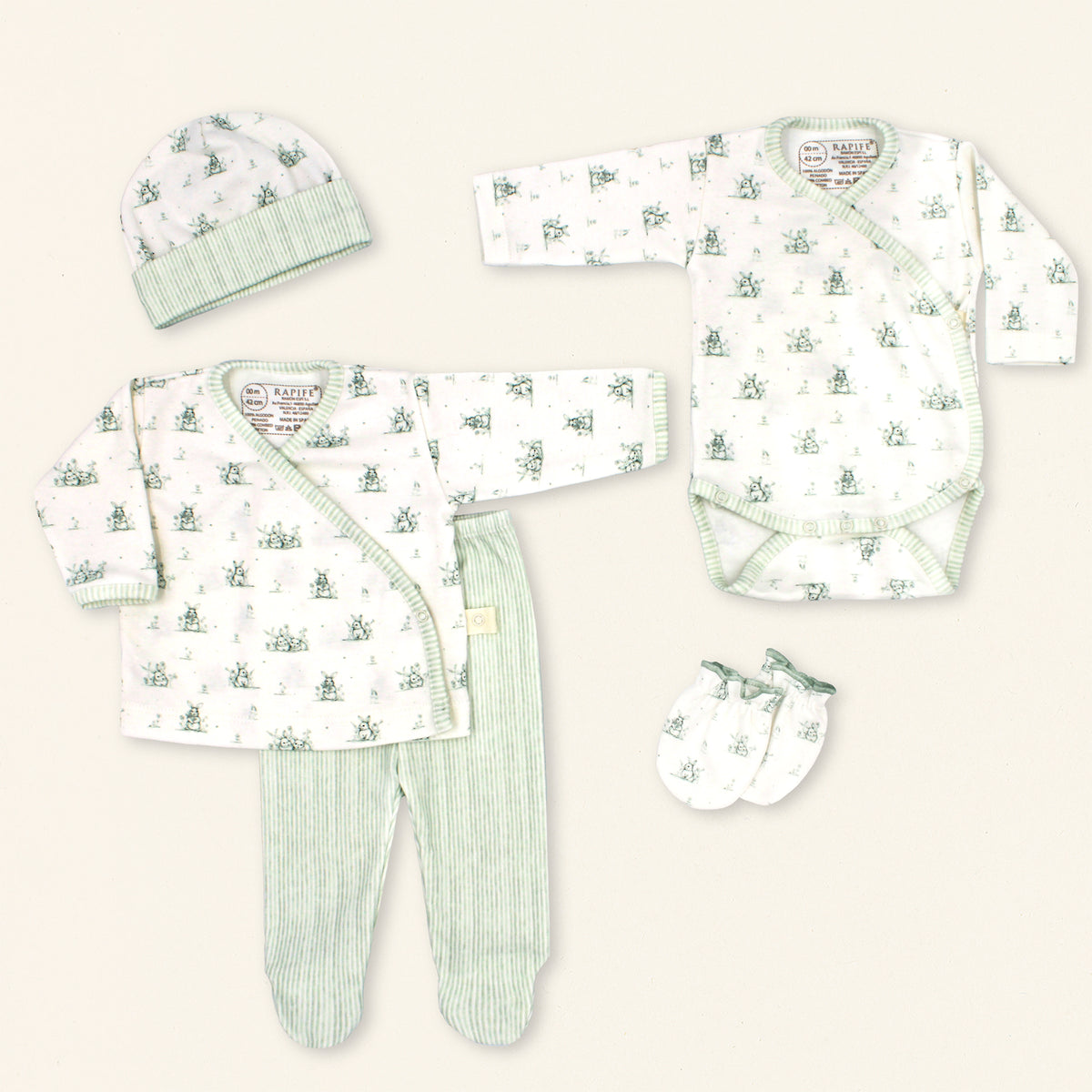 Gift Set 'Green Bunnies'
