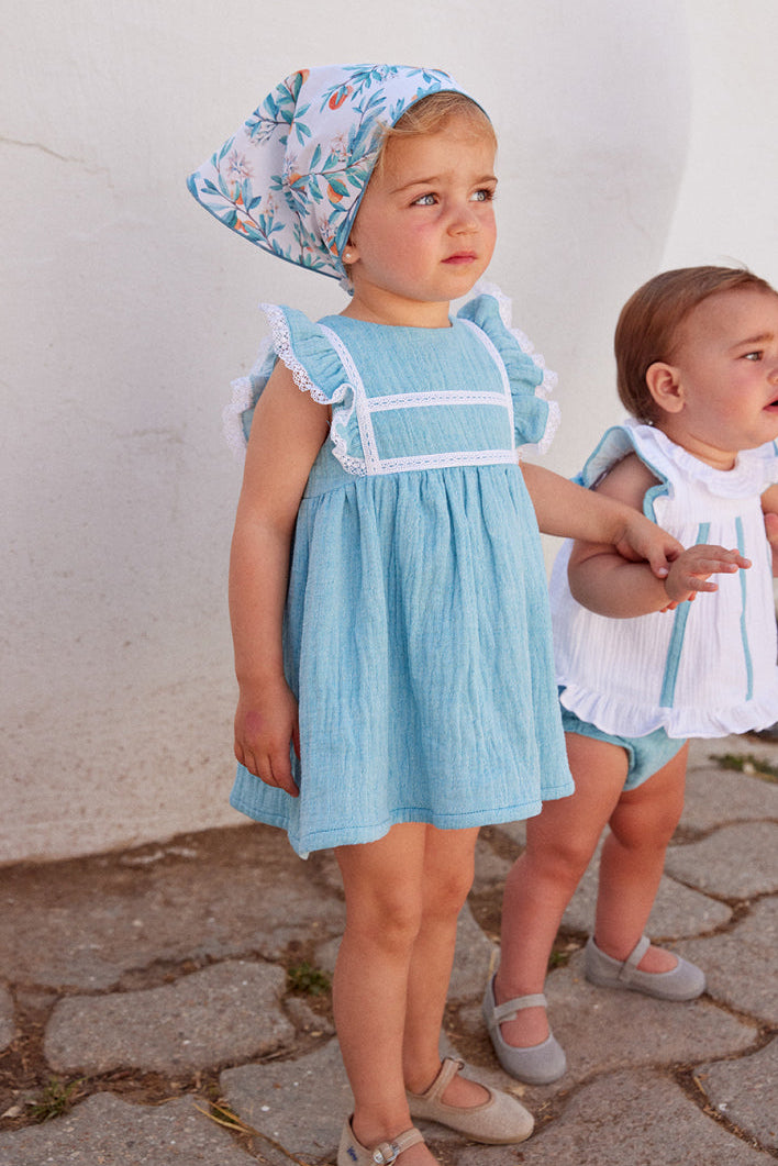 Dress 'Mandarina' Turquoise