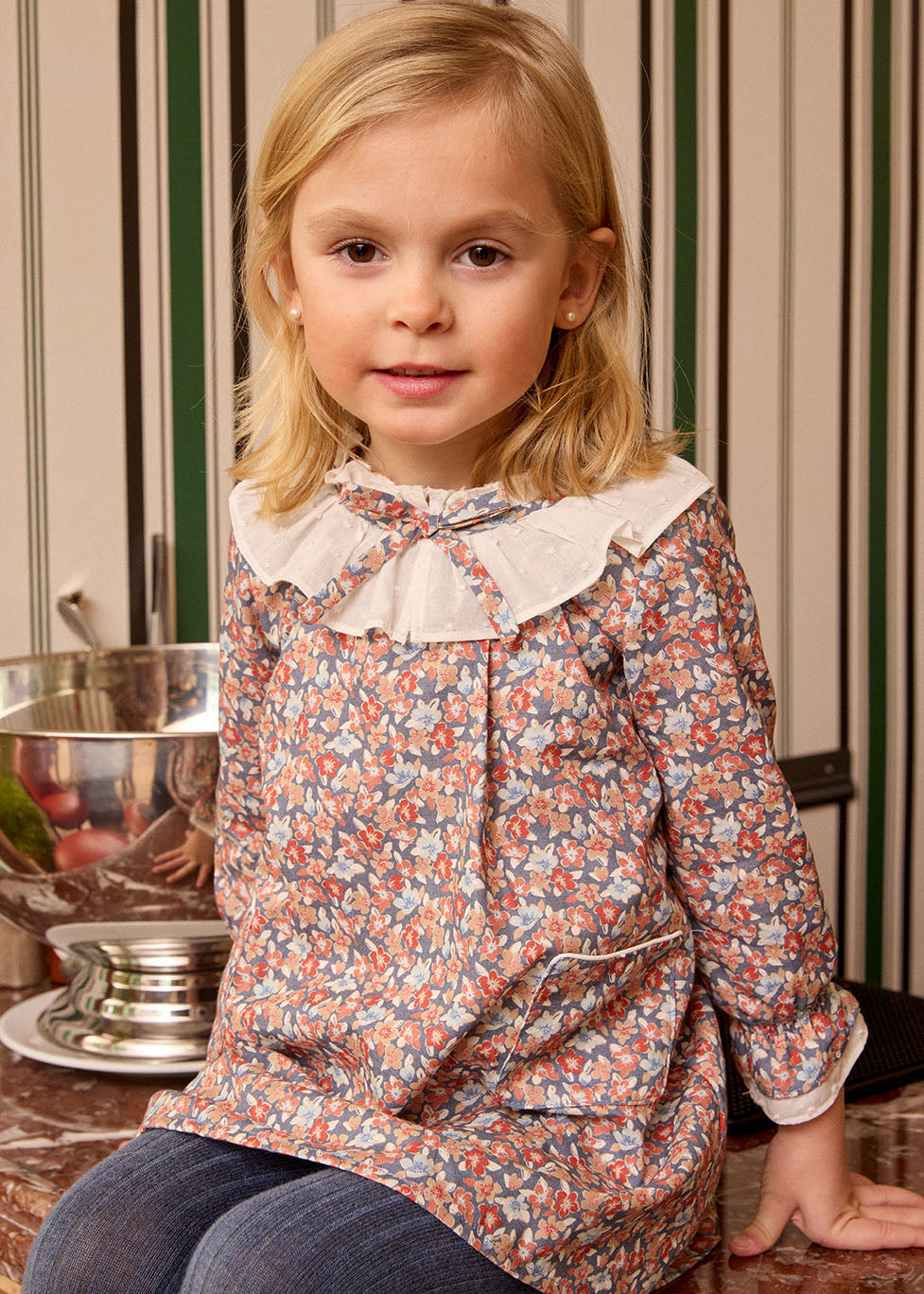 Dress 'Navy Floral'