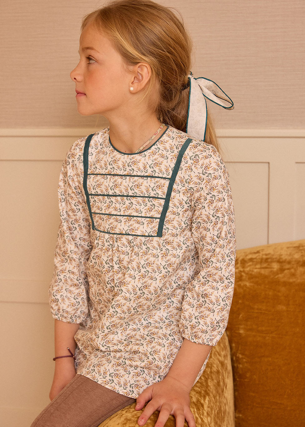 Dress 'Blue Mustard'