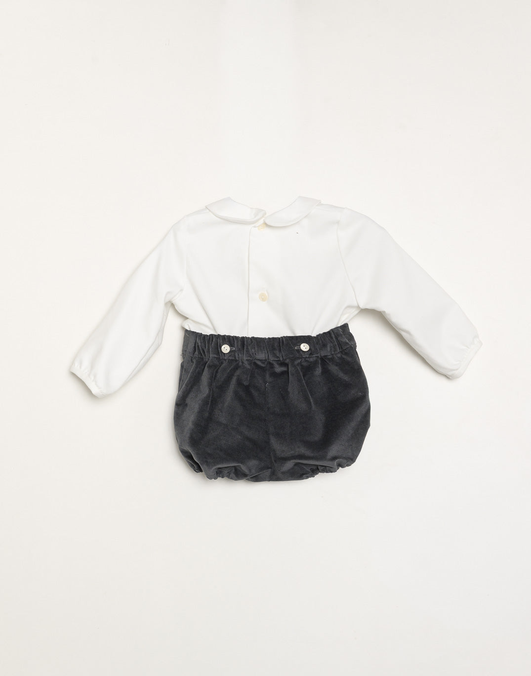 Smock Set 'Gris Rosas'