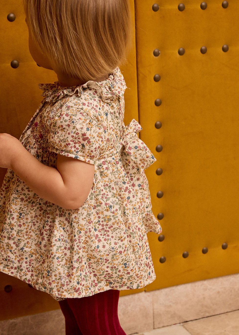 Smock Set 'Granate Floral'