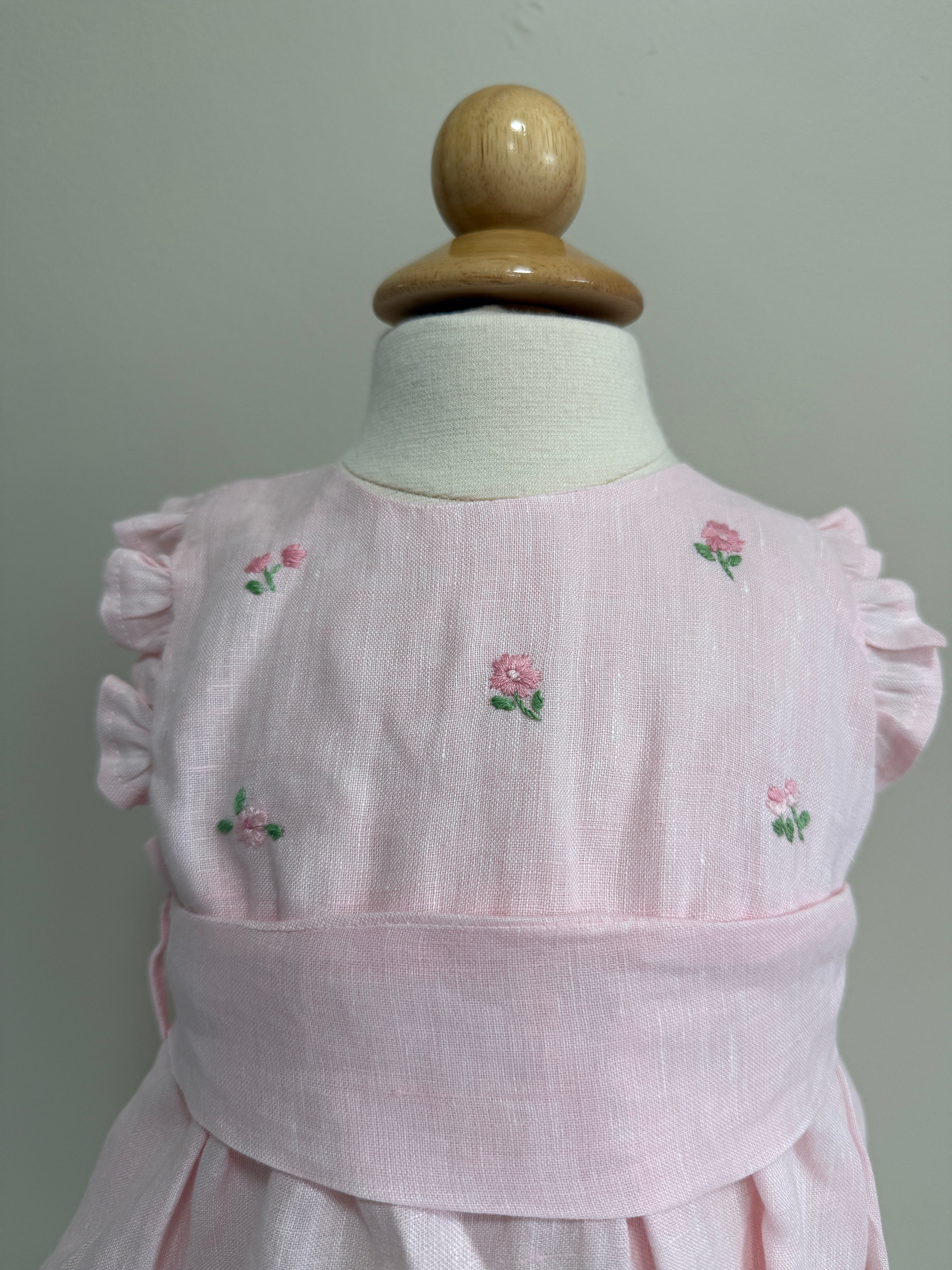 Romper Linen Pink