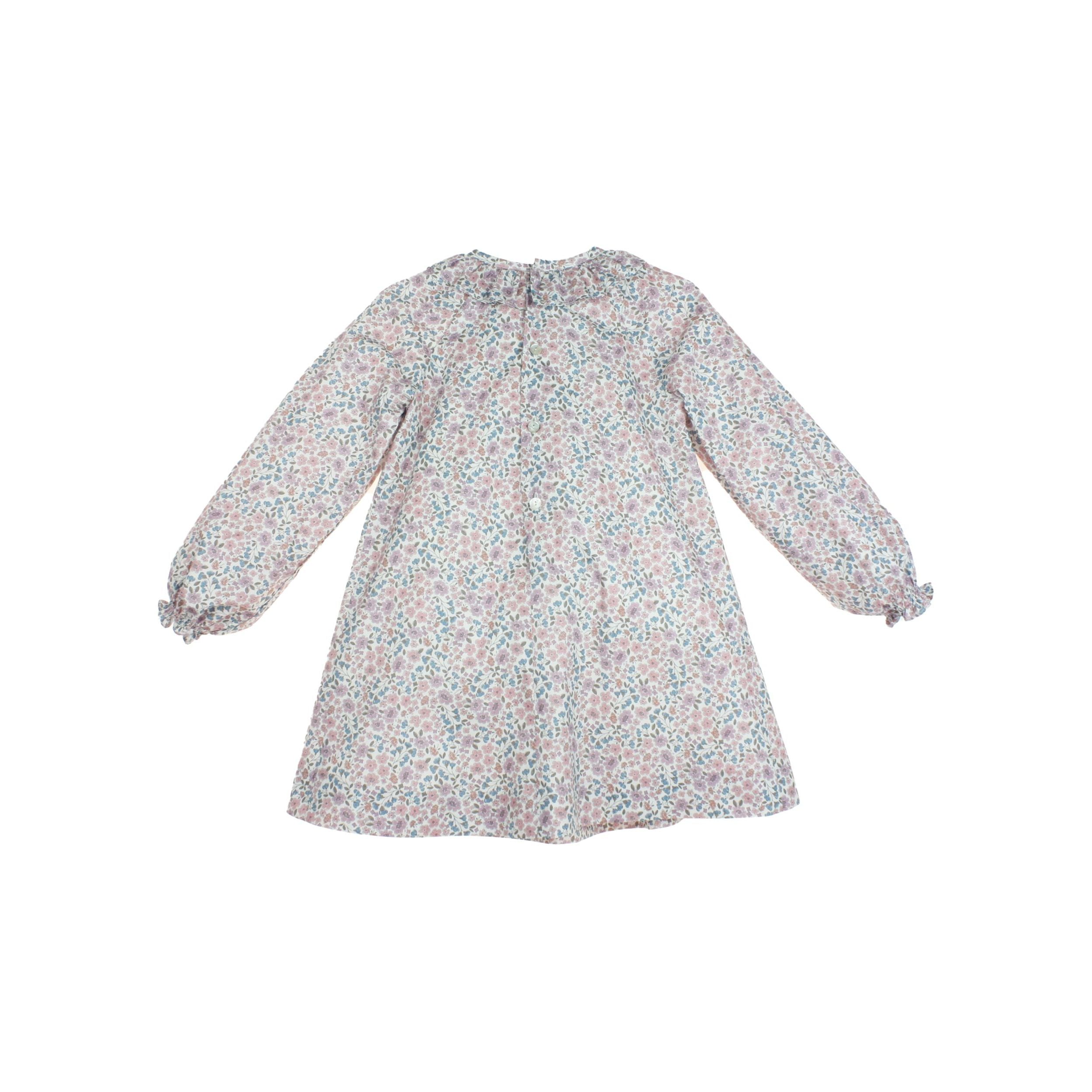 Floral dress on a white background
