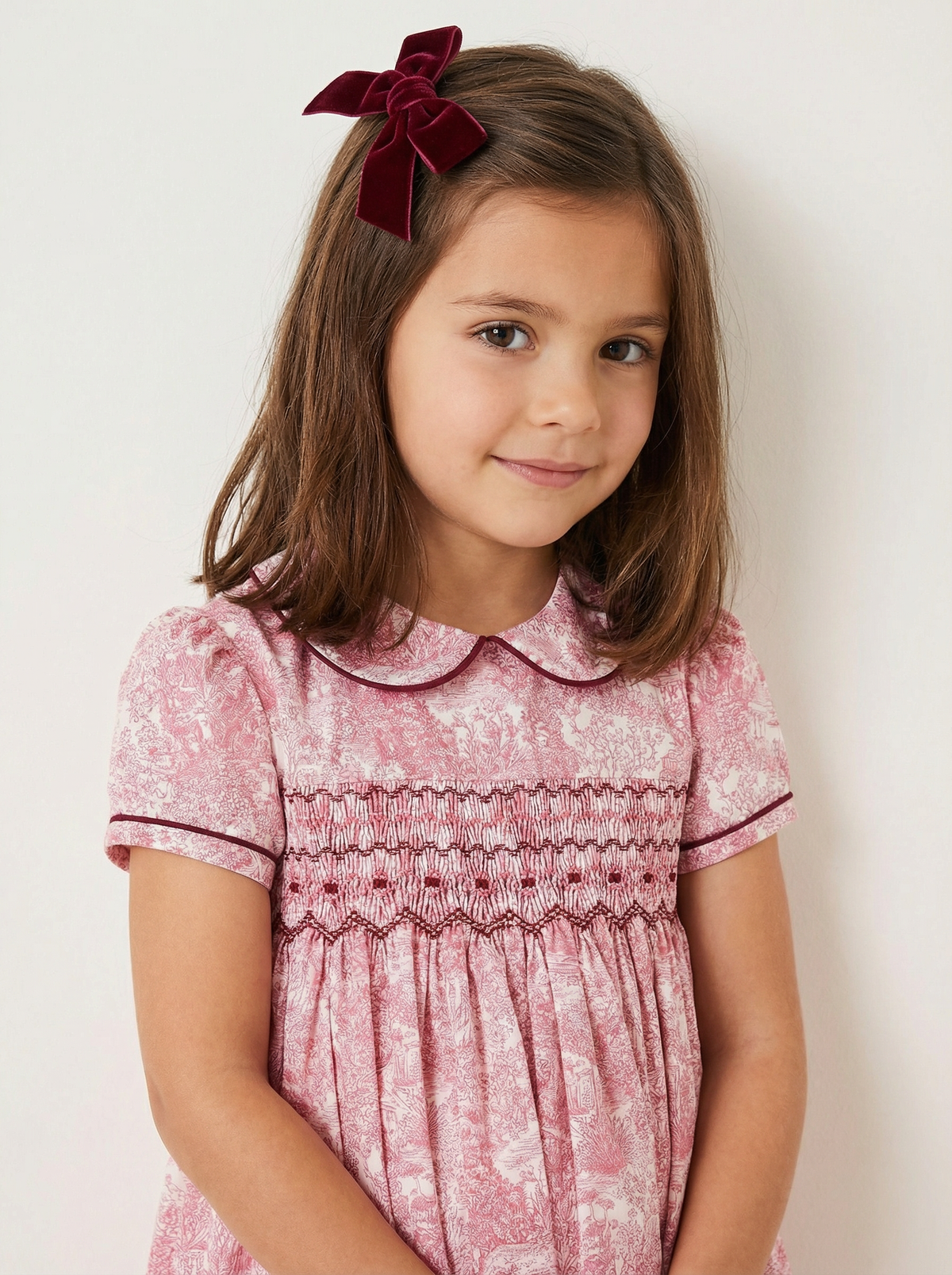 Smock Dress 'Toile Red'