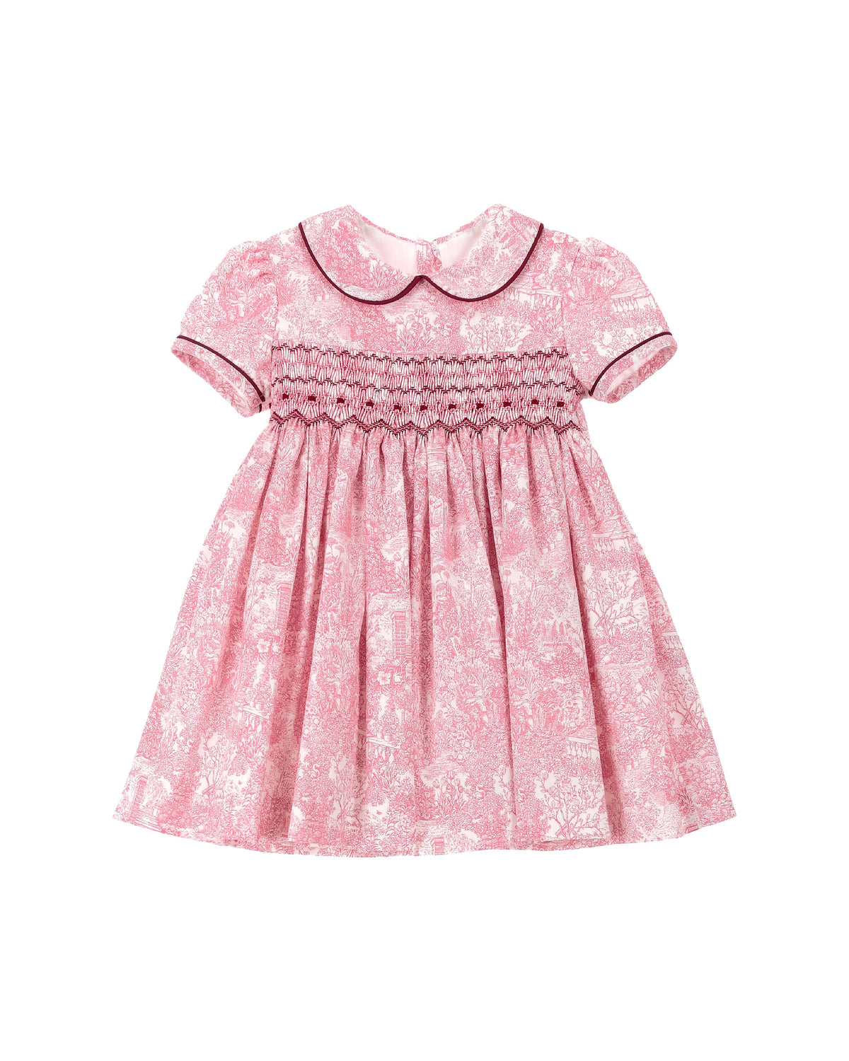 Smock Dress 'Toile Red'