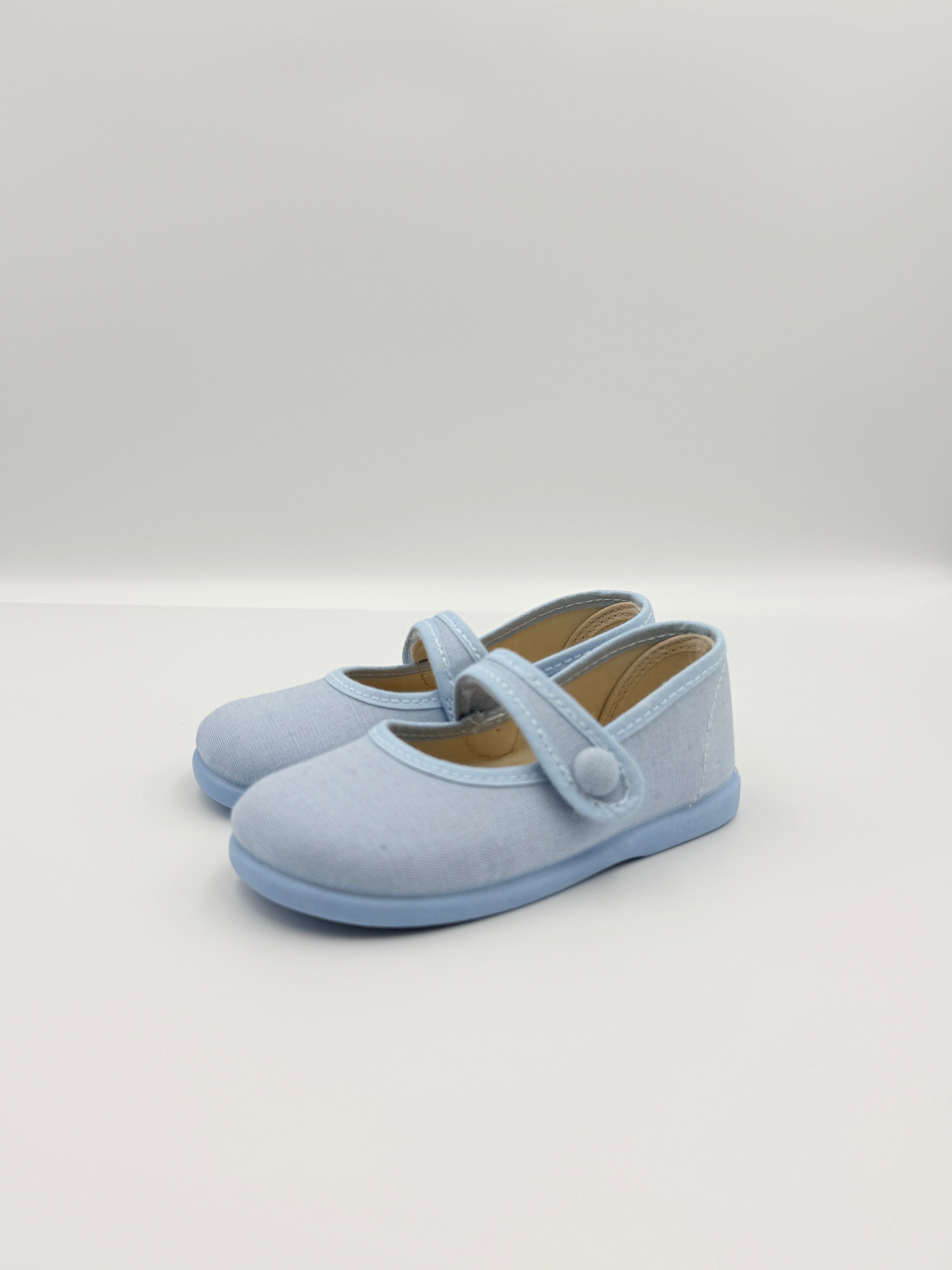 Mary Jane 'Linus Linen' Sky Blue