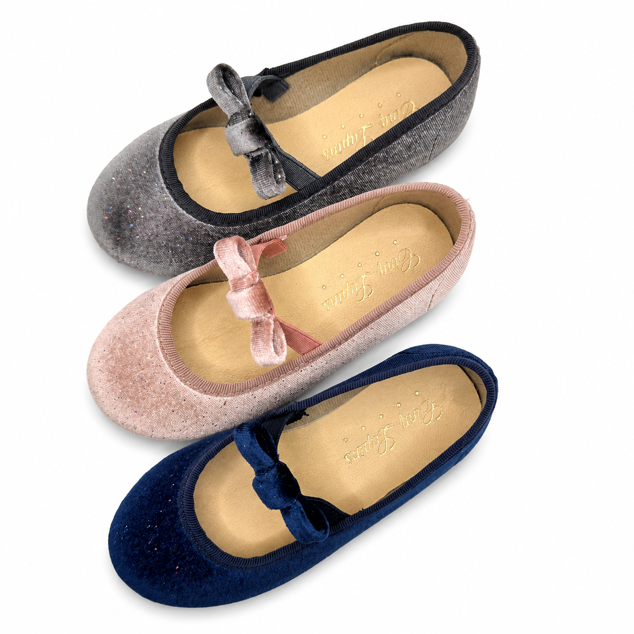 Mary Jane 'Velvet Bow' Navy