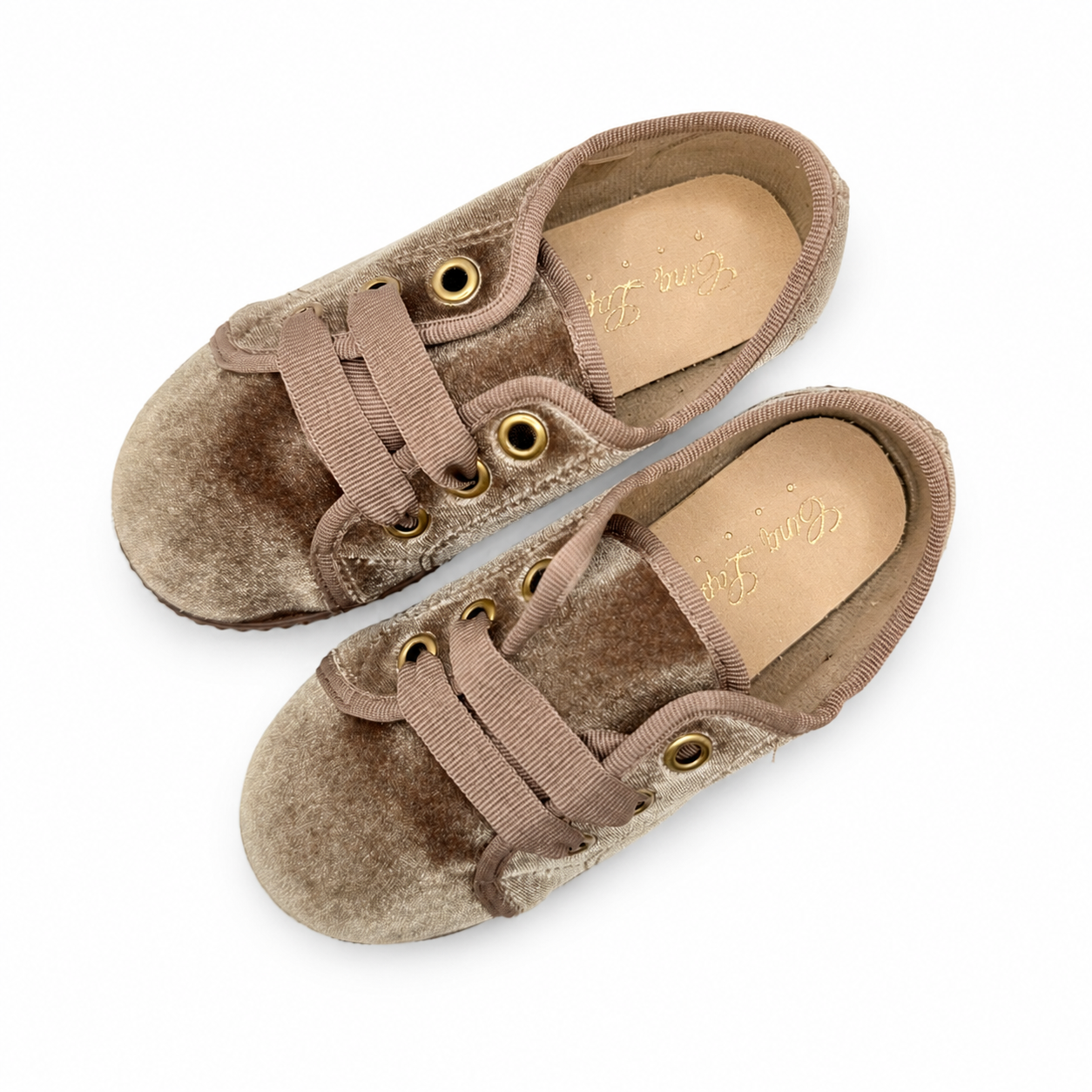Sneakers 'Velvet Ribbon' Taupe