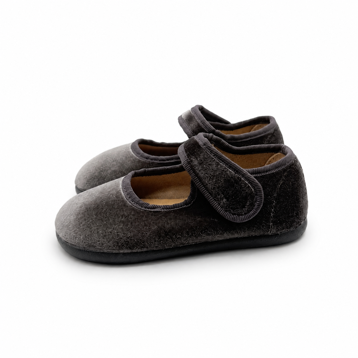 Mary Jane 'Barefoot Velvet' Grey