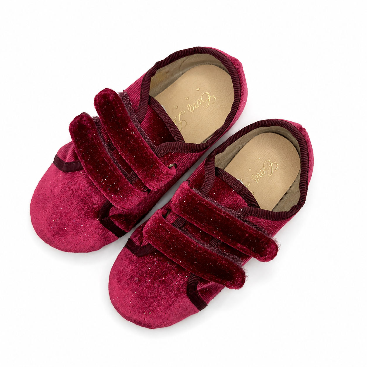 Riptape Sneakers 'York Velvet' Burgundy