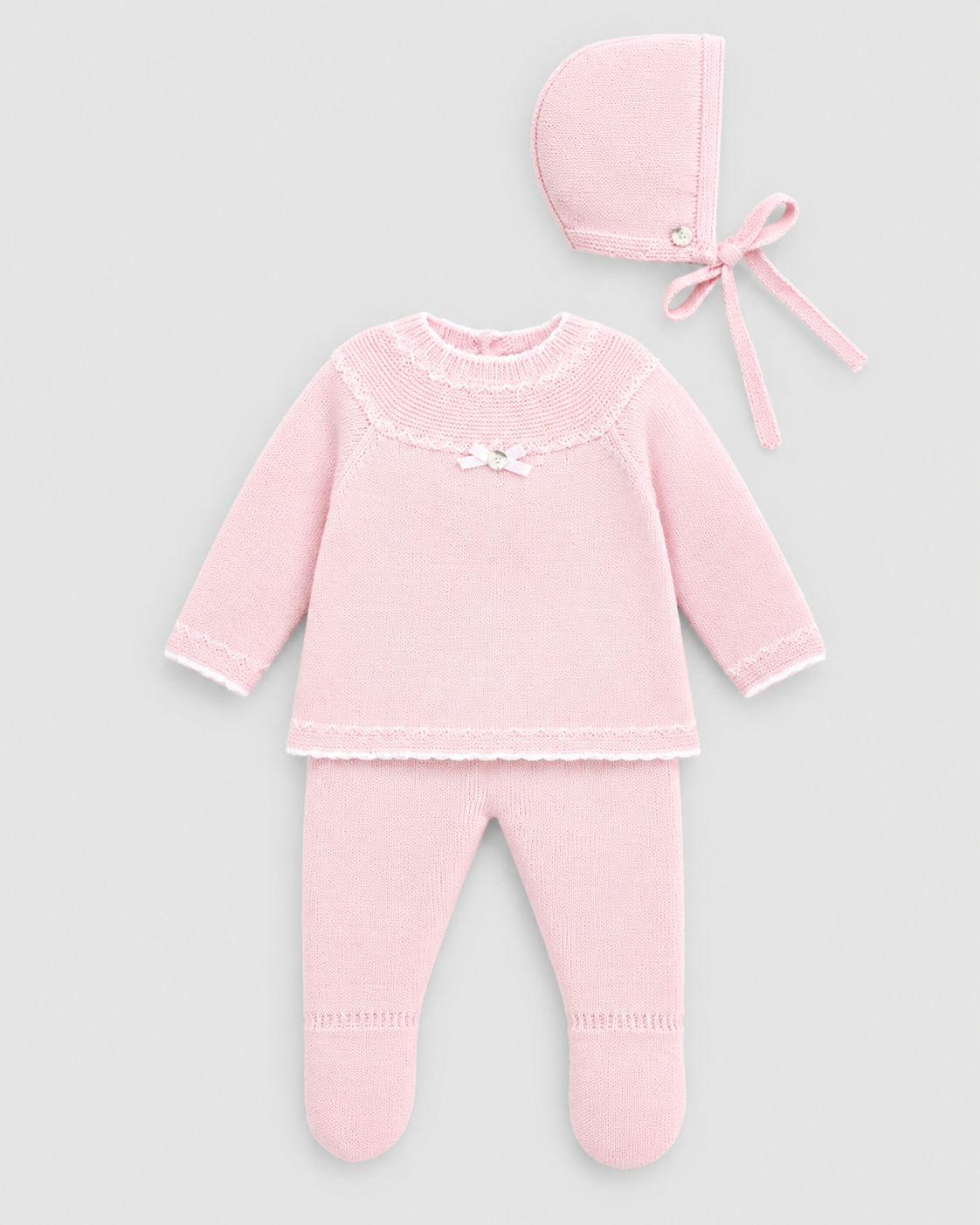 Knit Set 'Gifting' Chalk Pink