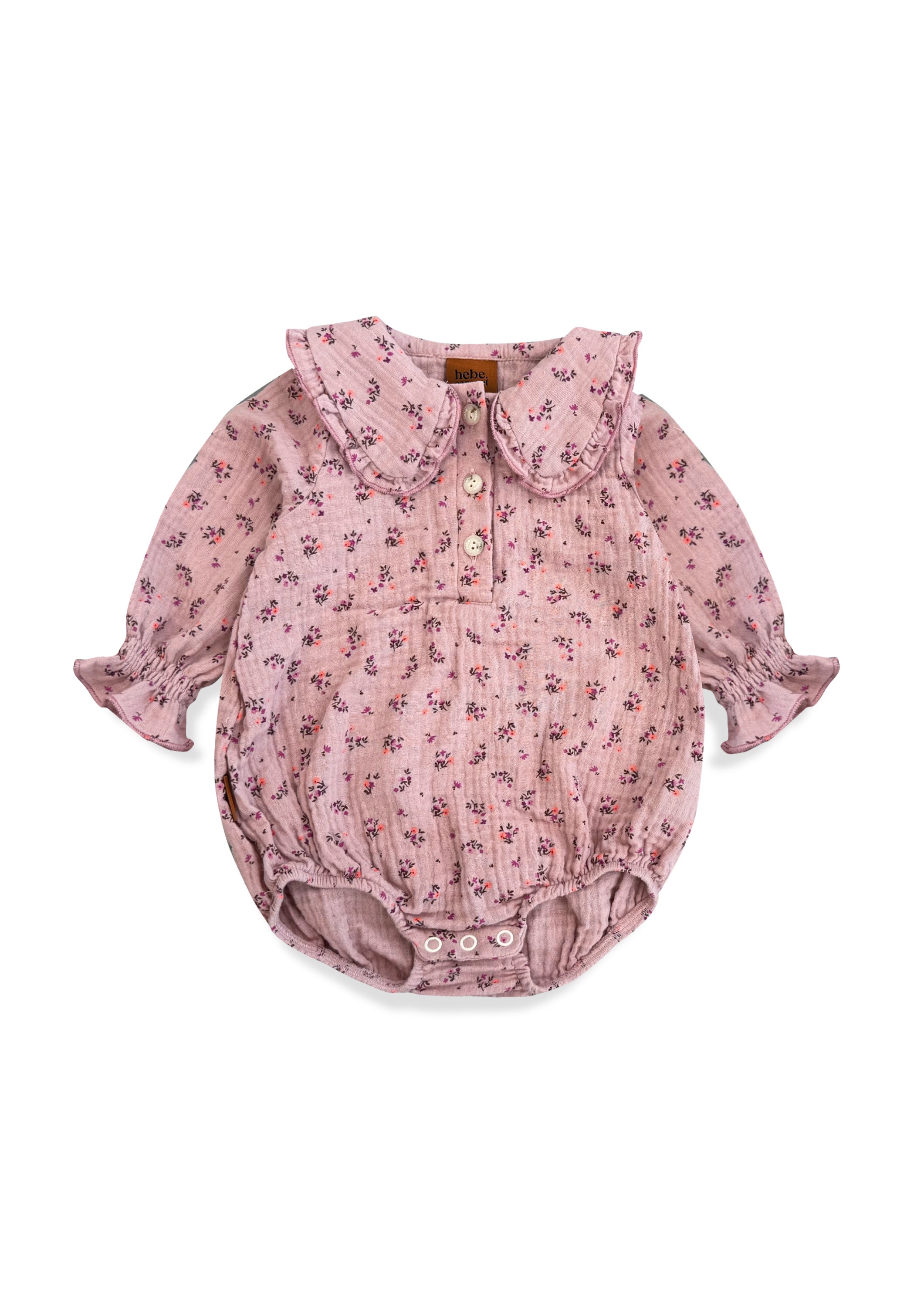 Pink Floral Romper