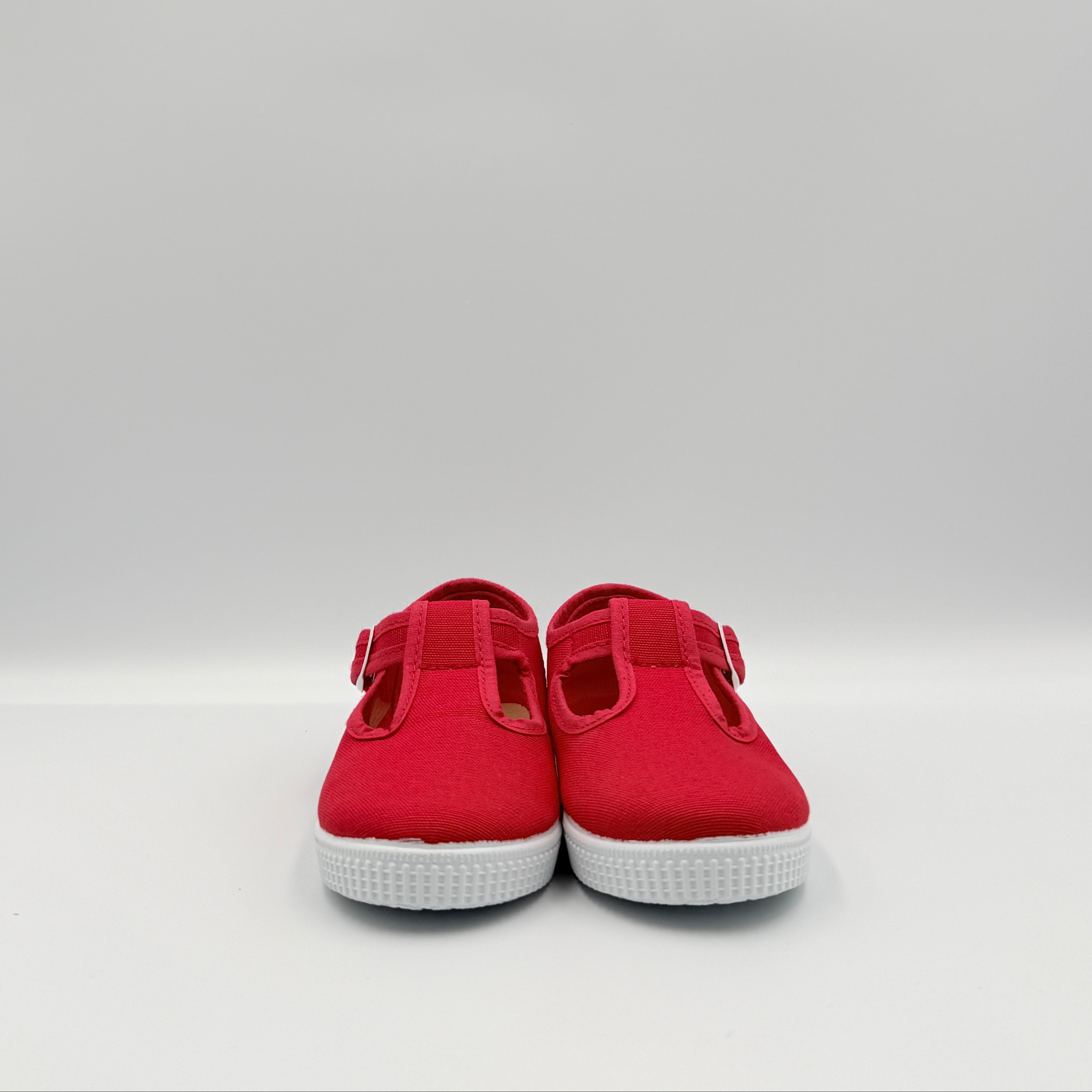 T- Strap 'Naia' Red
