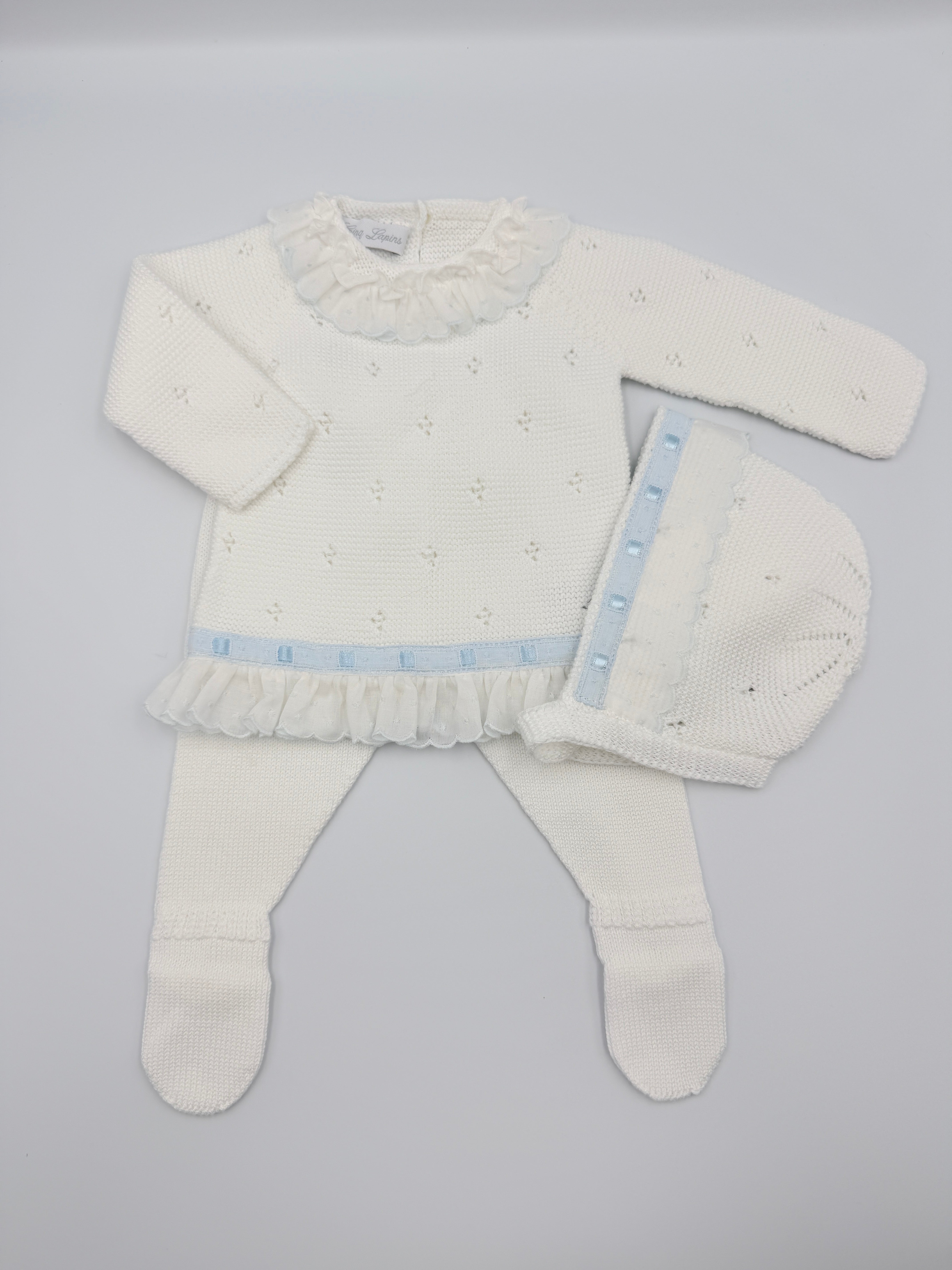 Knit Set 'Pasacintas' White