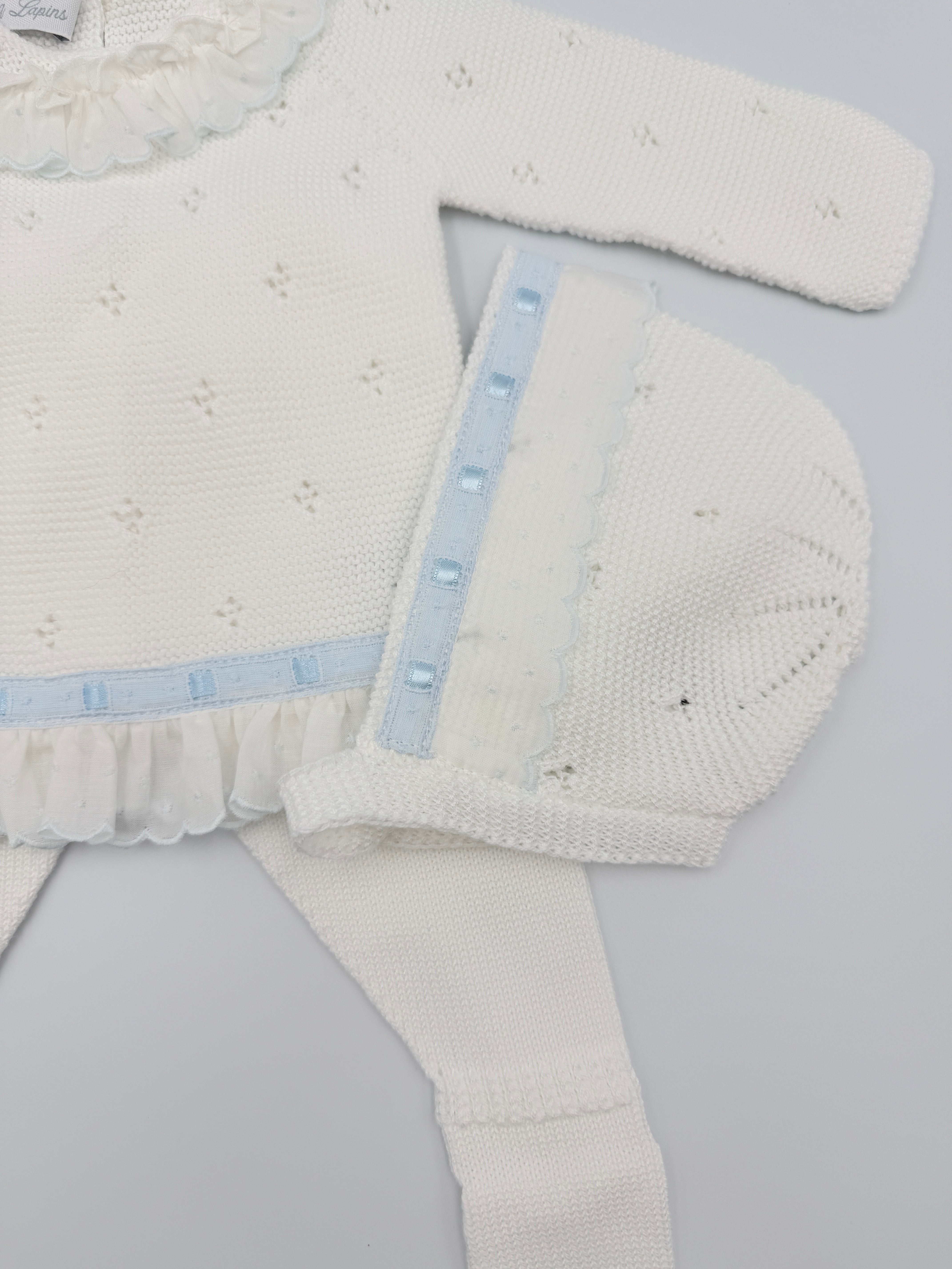 Knit Set 'Pasacintas' White