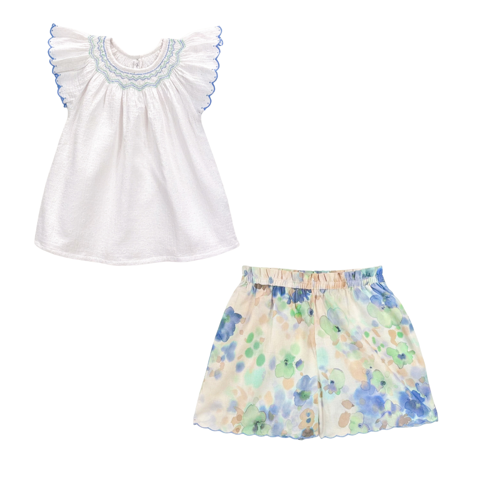 Short Set 'Paloma Blue'
