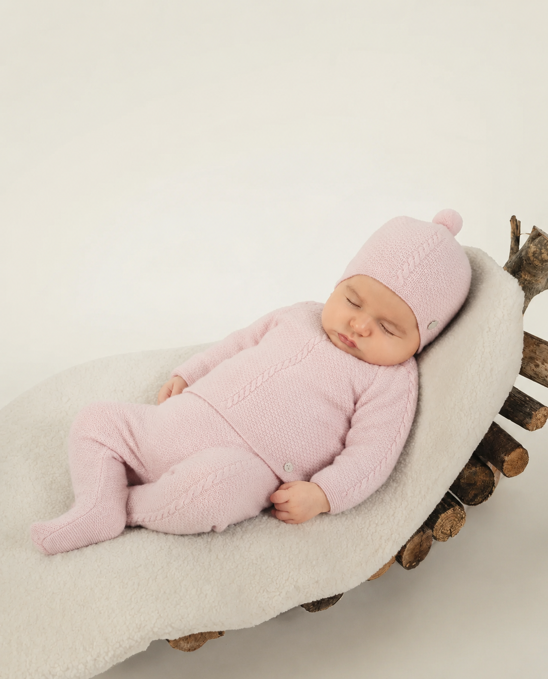 Knit Set 'Essentia' Pink
