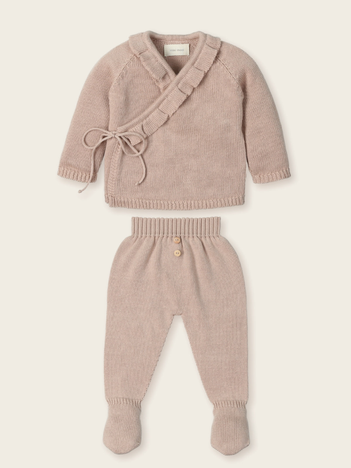 Knit Set 'Boop' Pink- 2pc