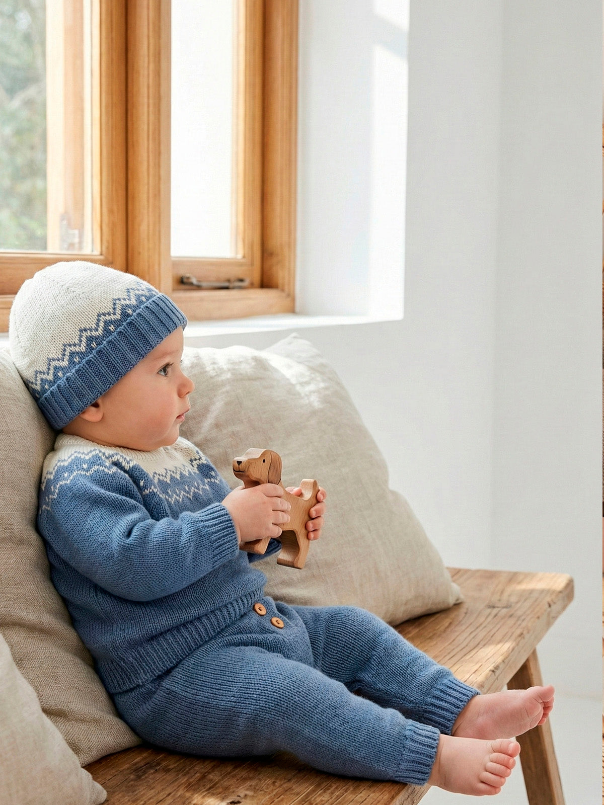 Knit Set 'Mountain'- 2pc