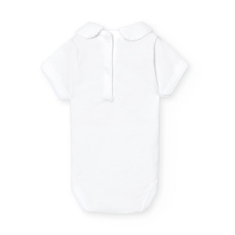 Onesie 'Rounded Collar' White