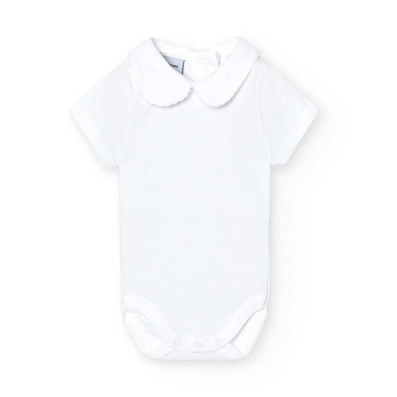 Onesie 'Rounded Collar' White
