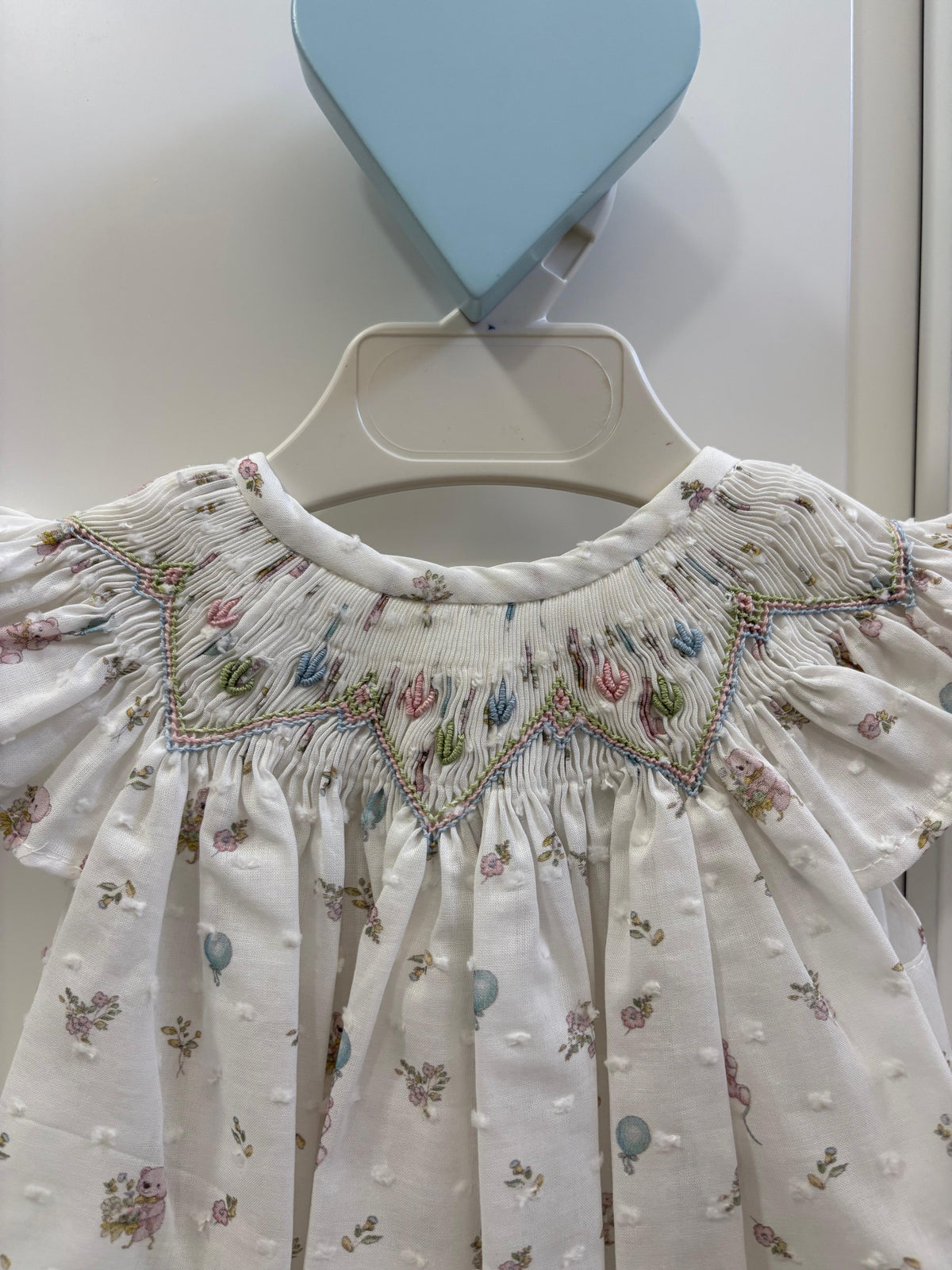 Smock Bloomer Set 'Osito Plumeti'